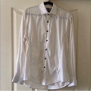 ZAGIRI White Men's Dress Shirt. Size L